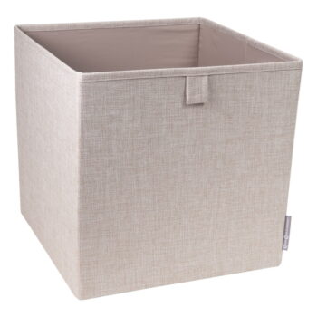 Béžový úložný box Bigso Box of Sweden Cube - Image 3