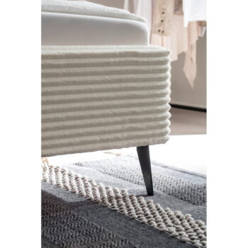 Béžová čalúnená dvojlôžková posteľ 160x200 cm Matera – Meise Möbel – Obrázok 11