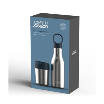Súprava cestovnej antikoro fľaše a hrnčeka Loop&Sipp – Joseph Joseph – Obrázok 5