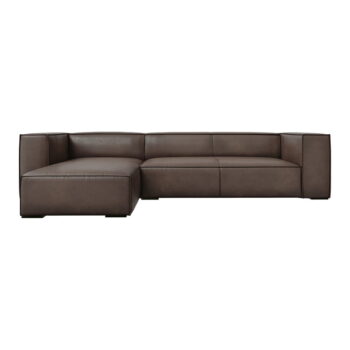 Hnedá kožená rohová pohovka (ľavý roh) Madame - Windsor & Co Sofas