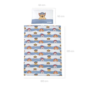 Bavlnené detské obliečky do postieľky 100x135 cm Paw Patrol – Roba - Image 5