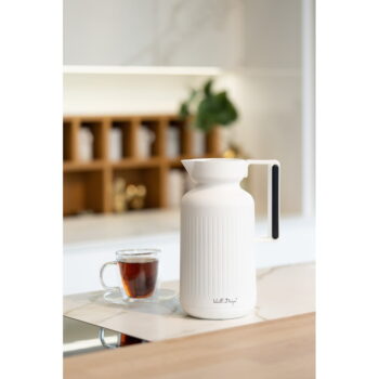 Biela termoska 1 l Lungo – Vialli Design - Image 4