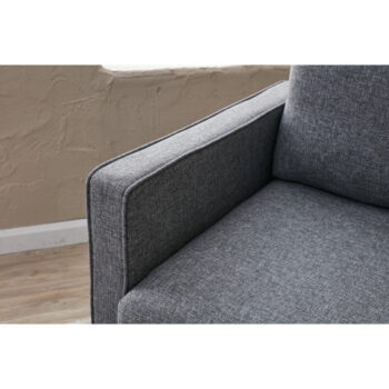 Tmavosivá rozkladacia pohovka 210 cm Eva – Balcab Home - Image 9