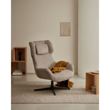 Hnedé kreslo Zalina – Kave Home - Image 5