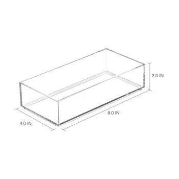 Transparentný organizér iDesign Clarity, 20 × 10 cm – Obrázok 2