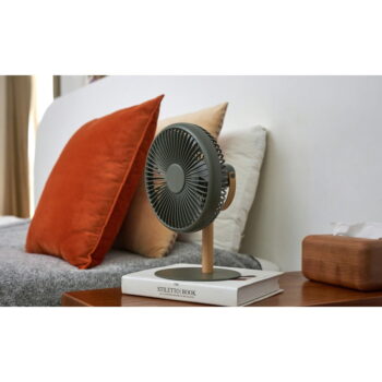 Zelená stolová lampa s ventilátorom na diaľkové ovládanie (výška 26 cm) Beyond – Gingko - Image 5
