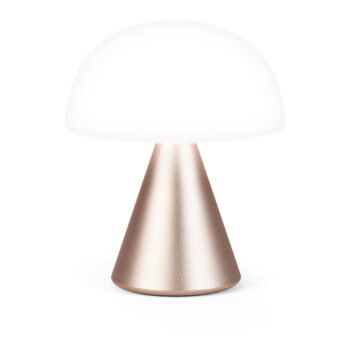 Bielo-svetloružová LED stolová lampa (výška 11 cm) Mina M – Lexon – Obrázok 10
