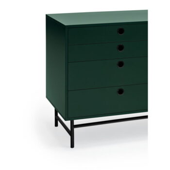 Čierno-zelená komoda Teulat Punto, šírka 150 cm - Image 9