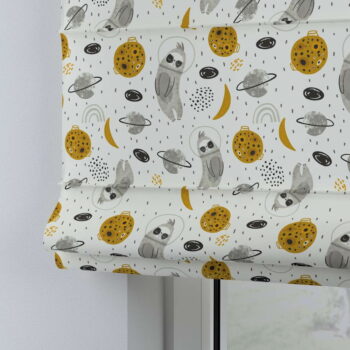 Žlto-biela detská roleta 170x130 cm Magic - Yellow Tipi - Image 3
