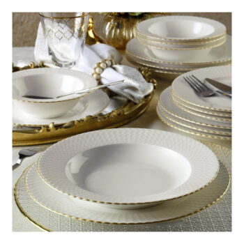 24-dielna súprava porcelánového riadu Kutahya Galla - Image 9