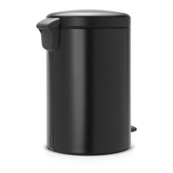 Matne čierny nášľapný oceľový odpadkový kôš 30 l NewIcon – Brabantia - Image 5