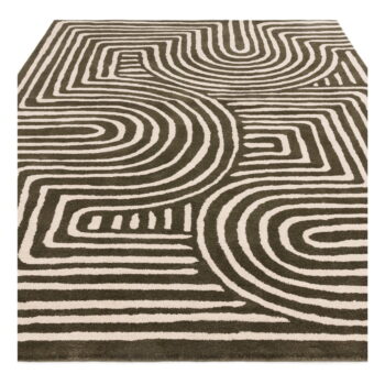 Zelený ručne tkaný vlnený koberec 160x230 cm Reef – Asiatic Carpets - Image 6