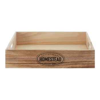 Drevená tácka 28x38 cm Rustic Homestead – Premier Housewares – Obrázok 2