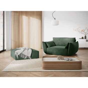Tmavozelená podnožka Vanda - Mazzini Sofas – Obrázok 3