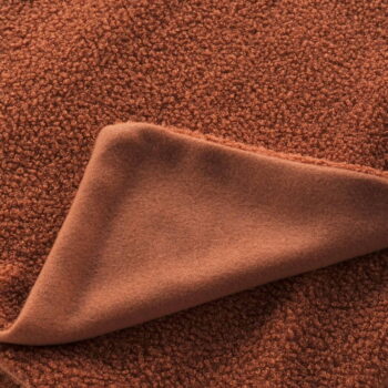 Červenooranžová fleecová deka 125x150 cm Curly Wooly – douceur d'intérieur – Obrázok 2