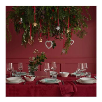 Damaškový obrus s vianočným motívom 150x220 cm Natale – Rosendahl - Image 5