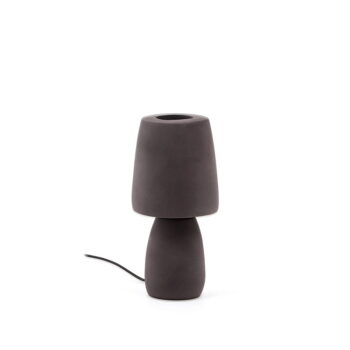 Tmavohnedá stolová lampa (výška 30 cm) Tandy – Kave Home