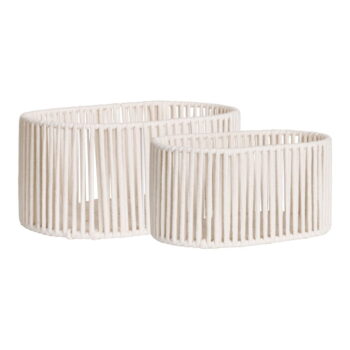 Látkové košíky v súprave 2 ks 38x25, 5x18 cm Arese – House Nordic - Image 3