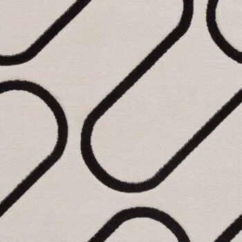 Čierno-biely koberec 160x230 cm Linear Curve – Catherine Lansfield - Image 6