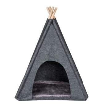 Tmavosivý teepee stan pre domácich maznáčikov Wenko - Image 3