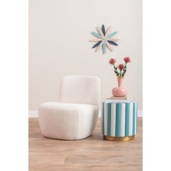 Kovový okrúhly odkladací stolík ø 40 cm Candy Swirl – Leitmotiv - Image 2