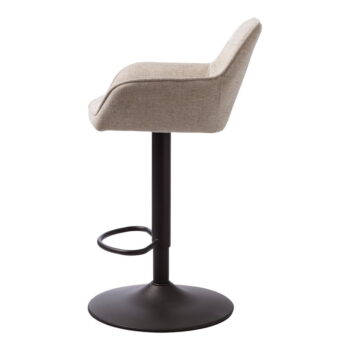 Béžová barová stolička s nastaviteľnou výškou Nolan – Unique Furniture – Obrázok 2