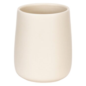 Krémový keramický kelímok na zubné kefky Margo – Allstar – Obrázok 3