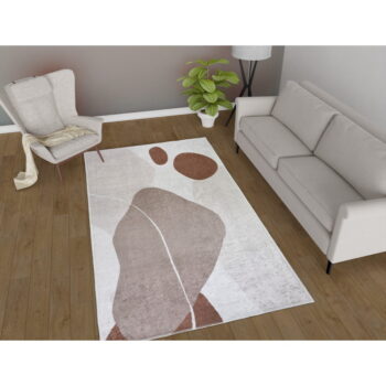 Krémový prateľný behúň 80x200 cm Sandy Rocks – Vitaus - Image 2