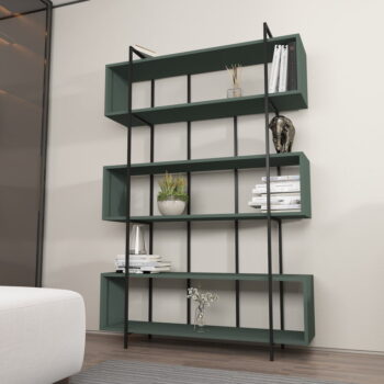 Zelená knižnica 120x180 cm Bruti – Kalune Design - Image 5