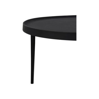 Čierne okrúhle konferenčné stolíky v súprave 2 ks ø 75 cm Tobias – Light & Living – Obrázok 9