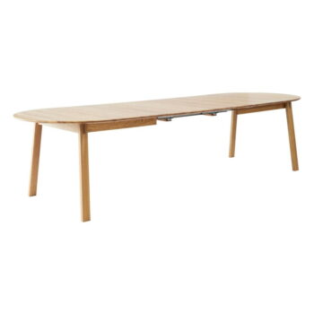 Rozkladací jedálenský stôl z dubového dreva v prírodnej farbe 100x220 cm Amalfi – Hammel Furniture – Obrázok 2