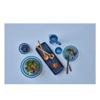 Čierno-modrá kameninová servírovacia tácka Bitz, 38 x 14 cm – Obrázok 4