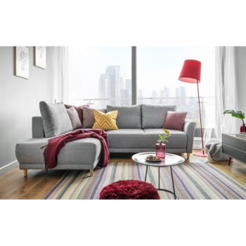 Svetlosivá rozkladacia rohová pohovka Miuform Lovely Annie, ľavý roh – Obrázok 5