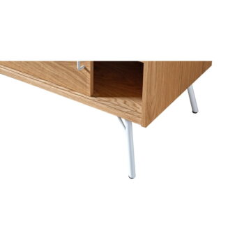 TV stolík s bielymi nohami Woodman Ashburn - Image 4