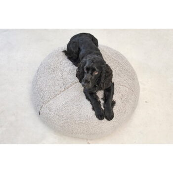 Béžový pelech pre psa z materiálu buklé ø 70 cm Senso Pouffe Greige S/M – MiaCara - Image 10