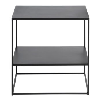 Čierny kovový konferenčný stolík 50x50 cm Pebble – Unique Furniture - Image 2