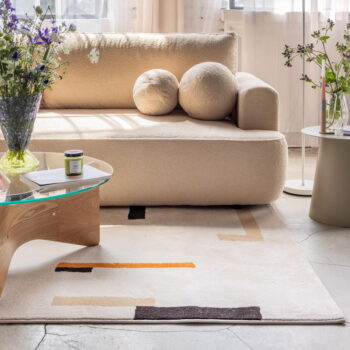 Oranžovo-krémový koberec 140x200 cm Linea – Bonami Selection – Obrázok 7