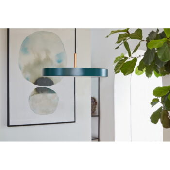 Tmavozelené LED závesné svietidlo s kovovým tienidlom ø 31 cm Asteria Mini – UMAGE - Image 2