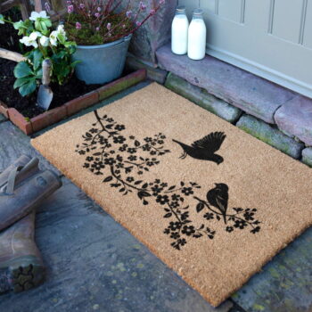 Rohožka z kokosového vlákna 40x60 cm Birds On a Tree – Artsy Doormats - Image 6