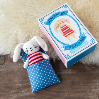Plyšová hračka Mini Bunny in a Little Box – Rex London – Obrázok 3