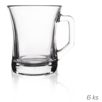 Sklenené hrnčeky v súprave 6 ks 225 ml Zen – Orion – Obrázok 5