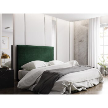 Tmavozelené čelo postele 180x120 cm Natalia – Milo Casa – Obrázok 3