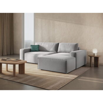 Svetlosivá rozkladacia rohová pohovka (pravý roh) Jodie – Micadoni Home – Obrázok 3