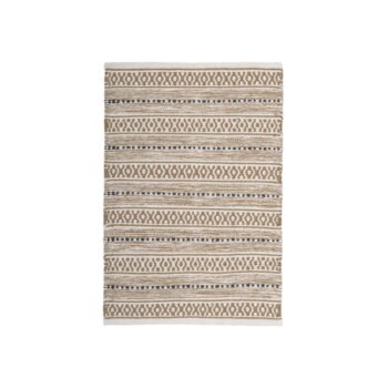 Béžový prateľný bavlnený koberec 60x90 cm – Casa Selección