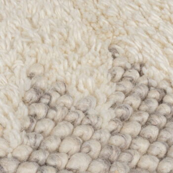 Krémový ručne tkaný koberec s prímesou vlny 120x170 cm Minerals Border – Flair Rugs - Image 4