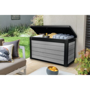Sivý/hnedý záhradný úložný box Denali – Keter - Image 4