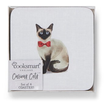 Súprava 4 modrých podnosov Cooksmart ® Curious Cats - Image 2