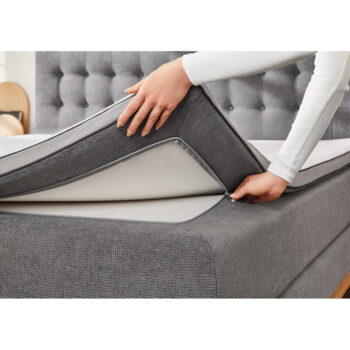 Sivá boxspring posteľ 180x200 cm Westwood – Rojaplast - Image 4