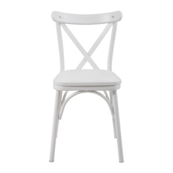 Biela jedálenská stolička Oliver Sandalyer – Kalune Design – Obrázok 2