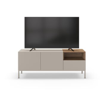 Krémový TV stolík 140x55 cm Cailin – Marckeric – Obrázok 7